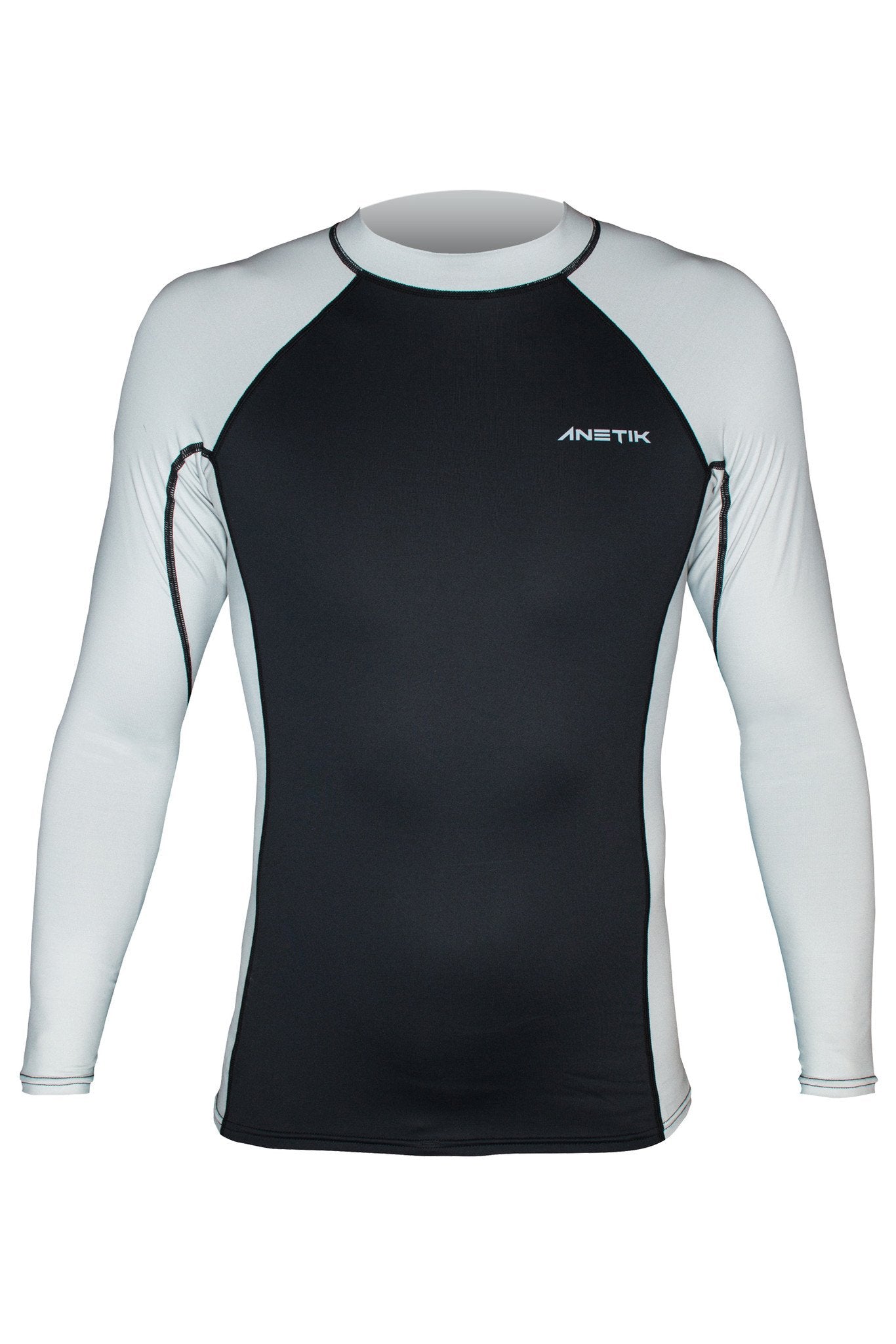 AMP - L/S Rashguard - BLACK / ALLOY