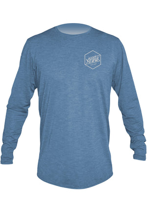 BOLT - Tech L/S - BAHAMA HEATHERED