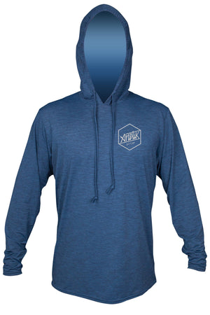 BOLT - Tech Hoody - NAVY HEATHERED