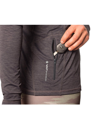 Womens - Flight Tech Hoody - CHARCOAL HEATHERED