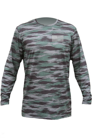 MENS - FREEDOM FLAG - Tech L/S