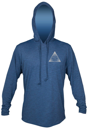 FOUNDATION - Tech Hoody - NAVY HEATHERED