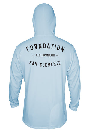 FOUNDATION - Tech Hoody - SKY