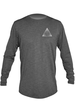 FOUNDATION - Tech L/S - CHARCOAL HEATHERED