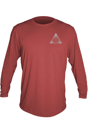 FOUNDATION - Tech L/S - PYRO HEATHERED