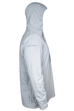 BLUEWATER - Tech Hoody - ALLOY HEATHERED