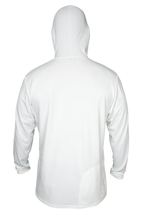 AUDIO SKULL - Tech Hoody - WHITE