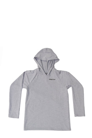 MARLEE - Kids Tech Hoody - ALLOY HEATHERED