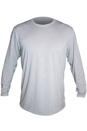 S16 LowPro - Tech L/S - LT GREY HEATHERED