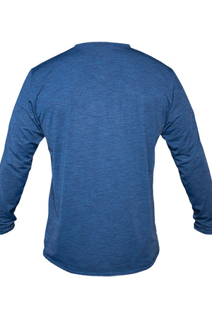 BOLT - Tech L/S - NAVY HEATHERED