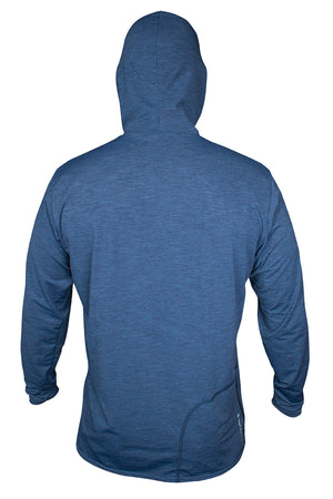 FREEDOM FLAG - Tech Hoody - NAVY HEATHERED