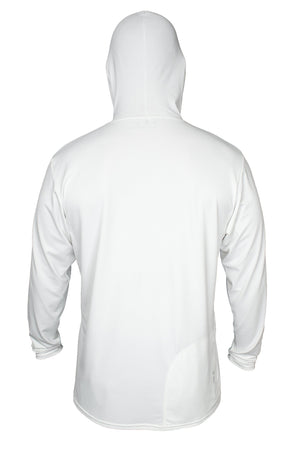 FREEDOM FLAG - Tech Hoody - WHITE