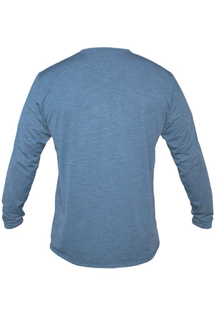 BOLT - Tech L/S - BAHAMA HEATHERED