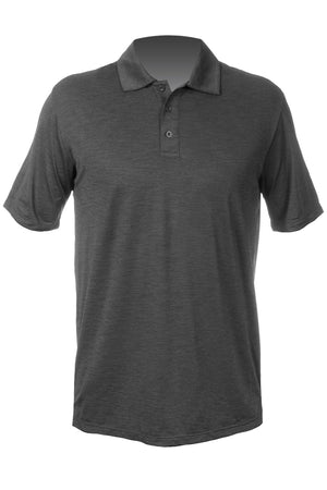 LowPro - Tech Polo S/S - CHARCOAL HEATHERED