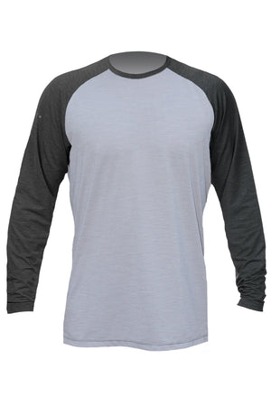 Remix - Tech L/S Raglan - ALLOY / CHARCOAL HEATHERED