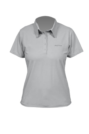 SONTERA - Womens Tech Polo S/S - LT GREY HEATHERED