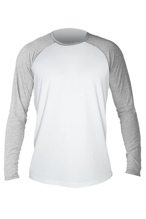 Remix - Tech L/S - WHITE / ALLOY HEATHERED