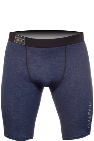 MISSION - UNDERSHORT- NAVY HEATHERED