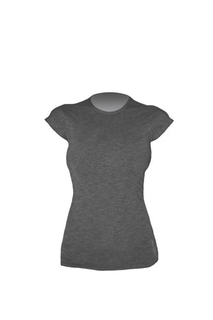 Womens - Breeze Cap Sleeve - CHARCOAL HEATHERED