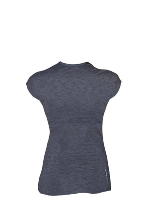 WOMENS - BREEZE SKULL CAP SLEEVE - CHARCOAL HEATHERED