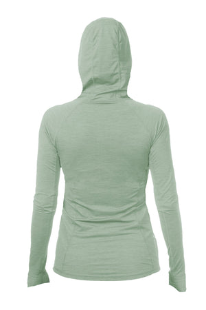 Womens - Flight Tech Hoody - OLIVE HEATHERED