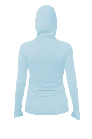 Womens - Flight Tech Hoody - SKY HEATHERED