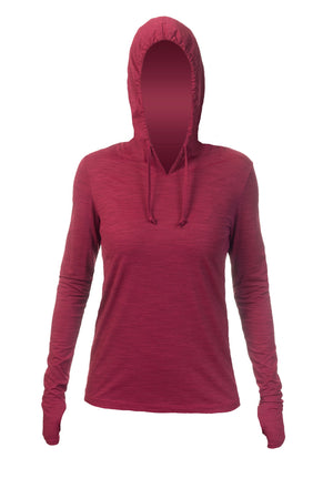 Womens - LOW PRO Tech Hoody - CAB HEATHERED