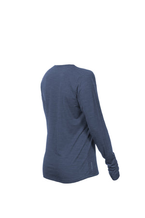 Womens - Breeze Tech L/S - NAVY HEATHERED