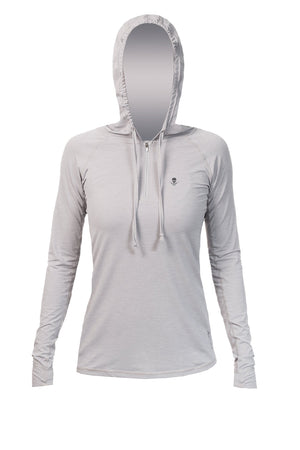 WOMENS - FLIGHT SKULL TECH HOODY