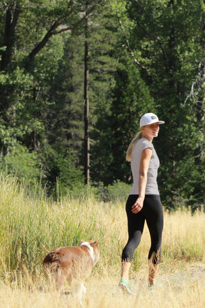 Womens - Breeze Cap Sleeve - CHARCOAL HEATHERED